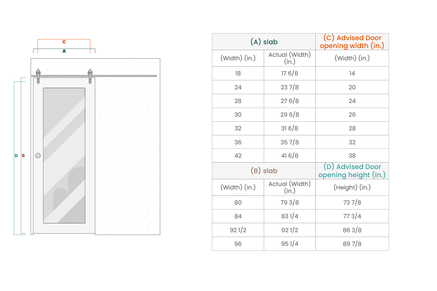 MIRELLA VETRO SNOW WHITE BARN BELLDINNI MODERN INTERIOR DOOR - 6