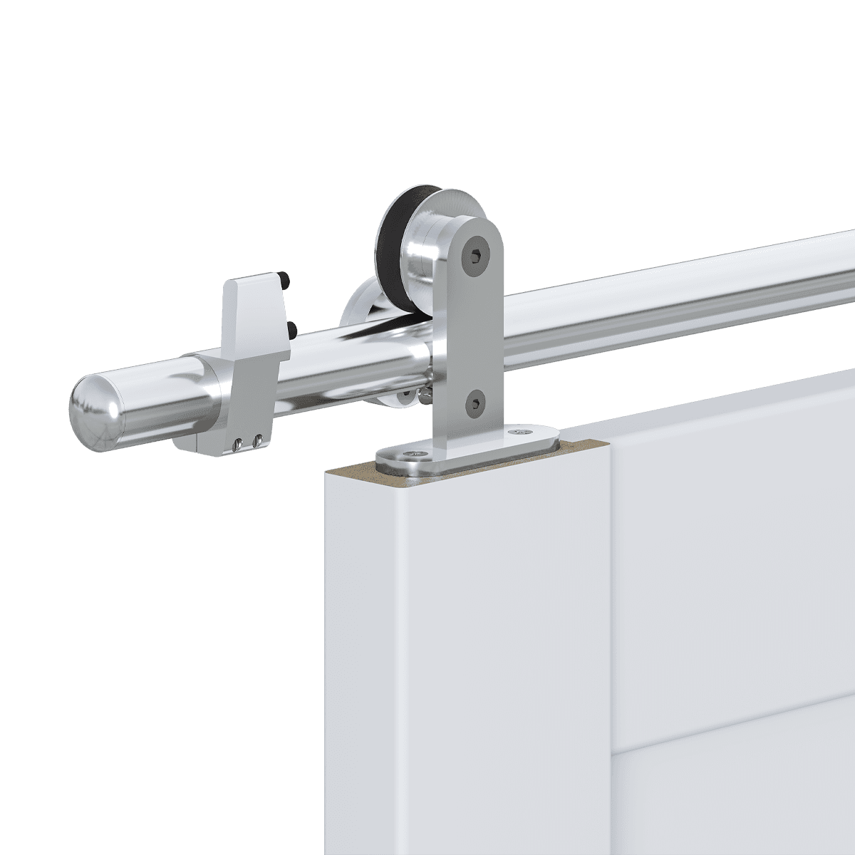 MIRELLA VETRO BLACK MATTE BARN BELLDINNI MODERN INTERIOR DOOR - 3